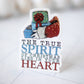 The True Spirit Of Christmas, Vinyl Sticker, 3x3 in.