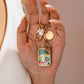 Flower and pearl Charm Key Chain Bag Charm | 80K103