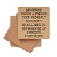 Coasters - Everyone Needs A Friend Funny Wood Coaster