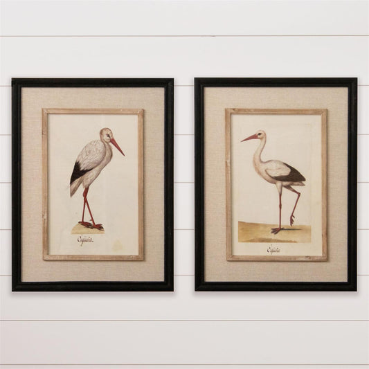 Framed herons