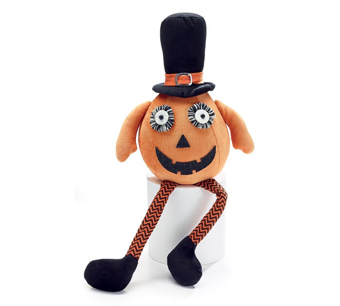 Goofy Long Leg Jack O' Lantern Sitter