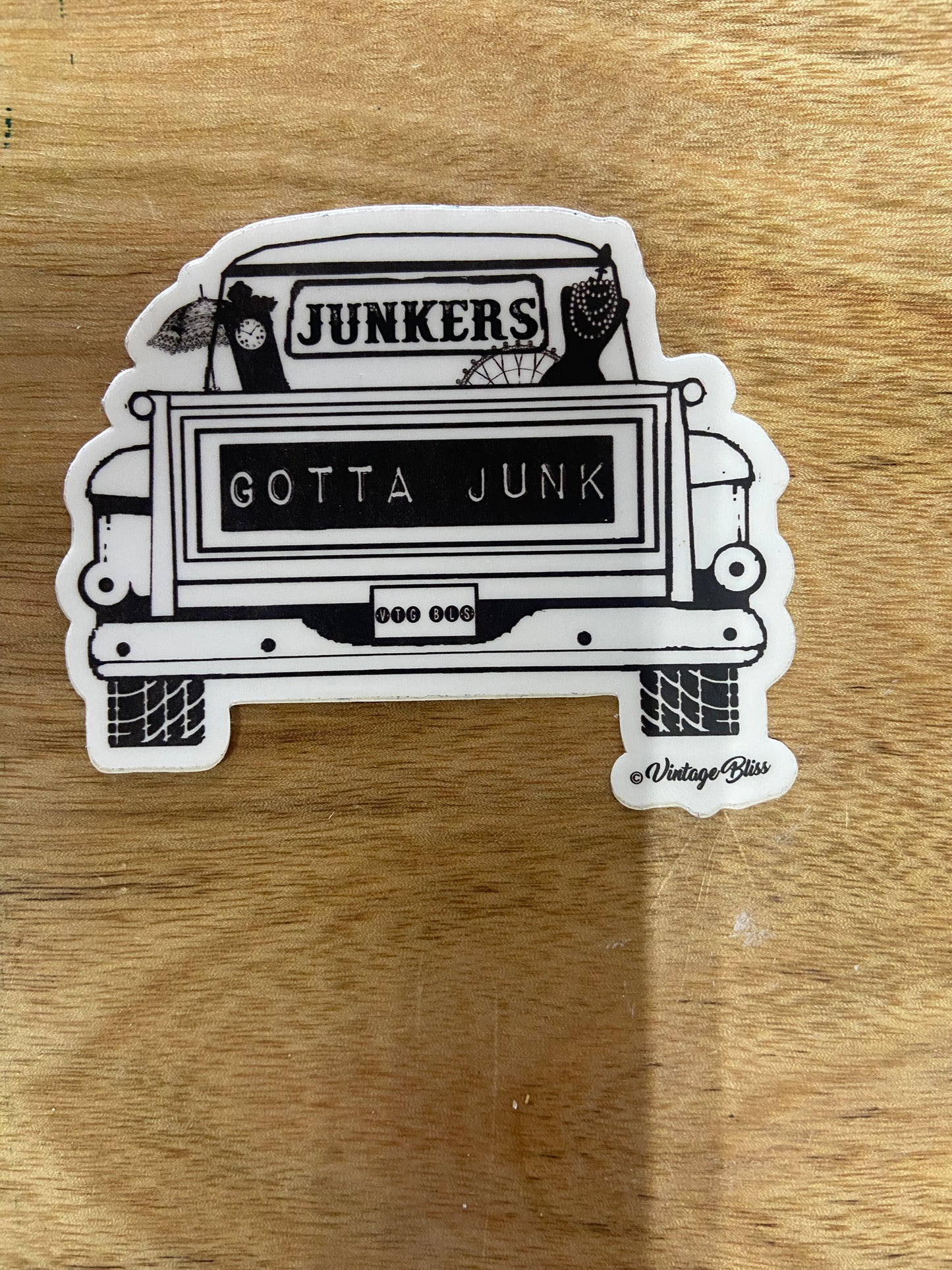 Junkets Gotta Junk sticker