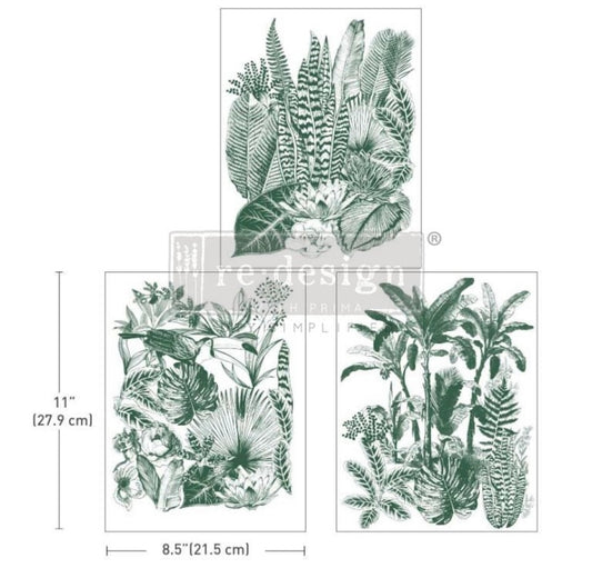 Green Foliage Middy Transfer by Redesign with Prima