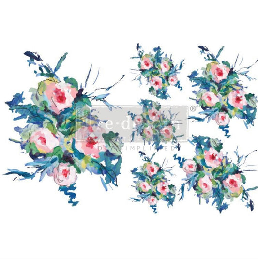 Expressive Blooms H20 transfer by Redesign with Prima