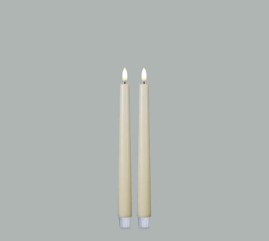 CANDLE PATRIA 3D LED IVORY TAPER 11"