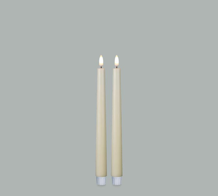 CANDLE PATRIA 3D LED IVORY TAPER 11"