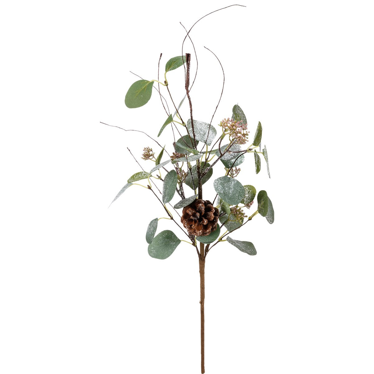 Pinecone Greenery Floral Pick