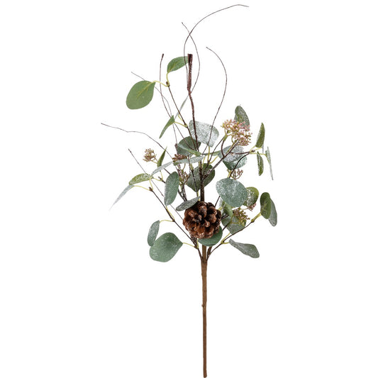 Pinecone Greenery Floral Pick