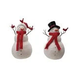Resin Snowman with Birds 2 styles
