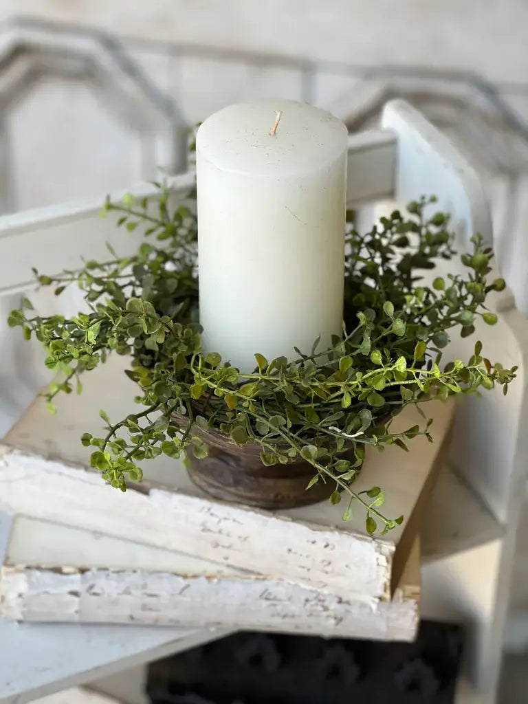 Baby's Grass Candle Ring | New Green | 10"