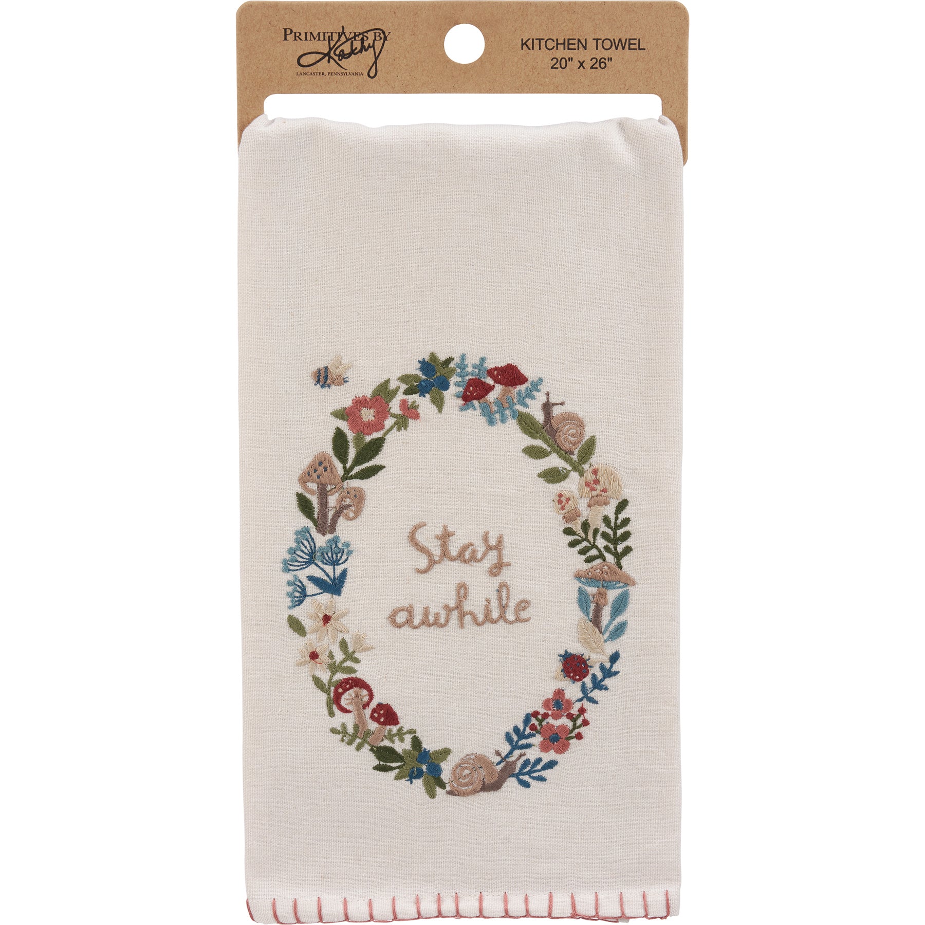 Stay Awhile Kitchen Towel