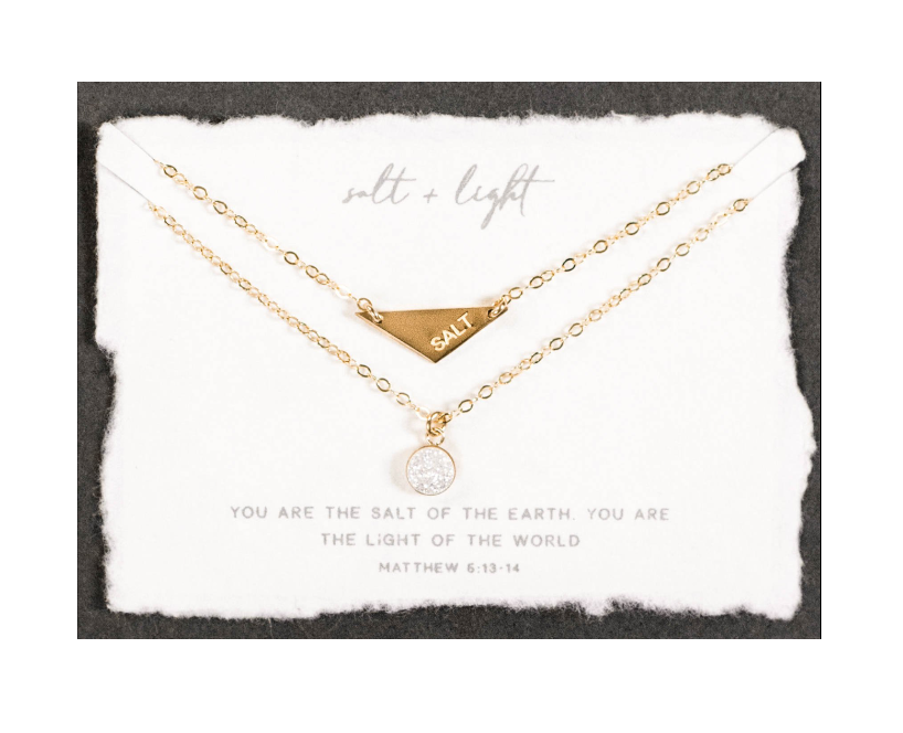 Salt + Light | Christian Necklace | Minimal Jewelry
