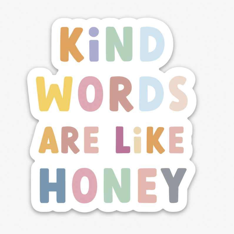 Kind Words Sticker | Christian Sticker | Christian Gift