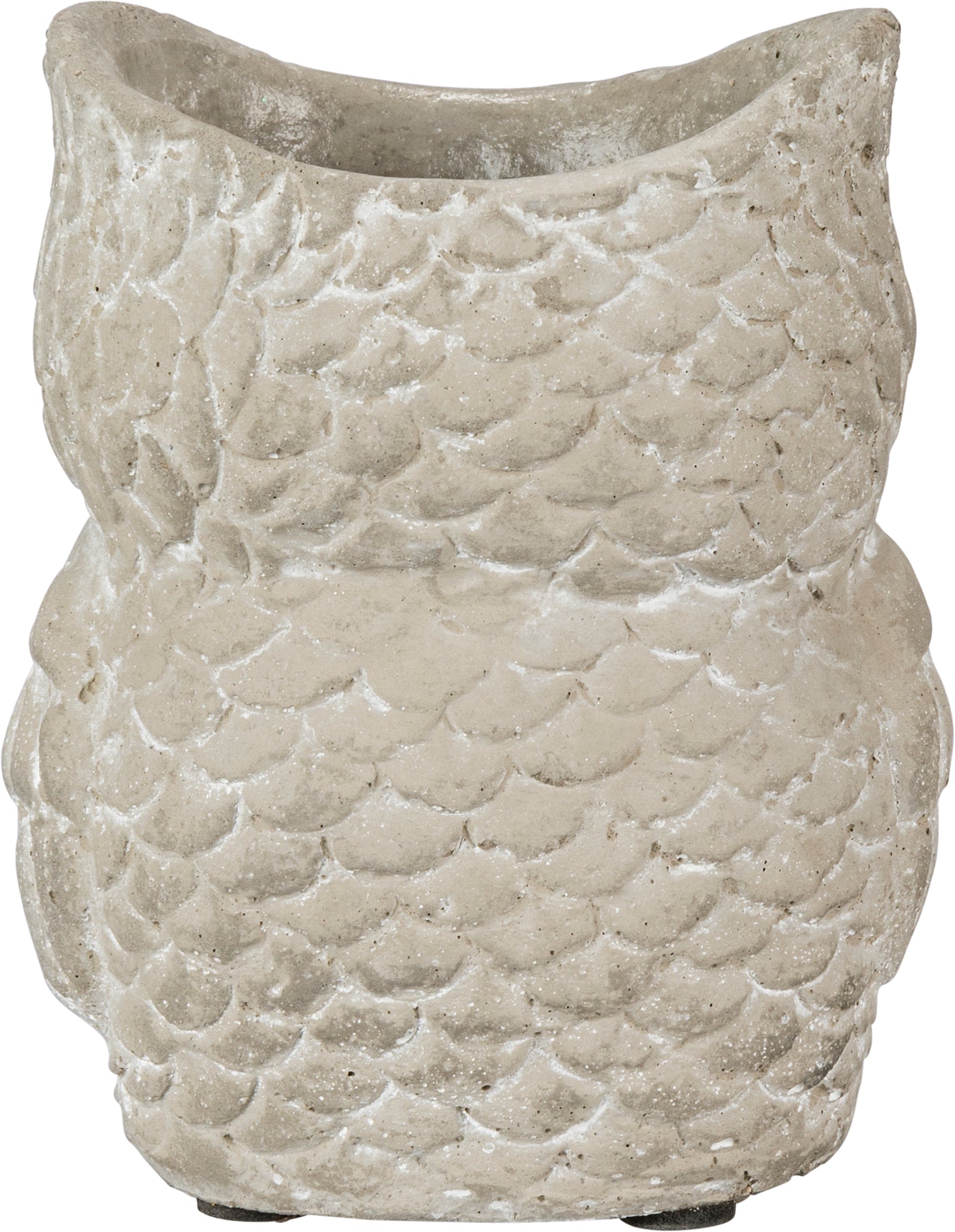 Cement Owl Planter Set