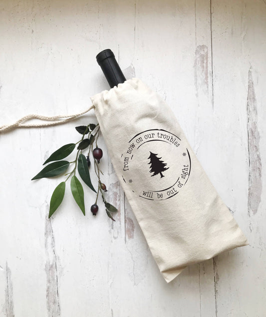 Christmas Wine Gift Bag - From Now On