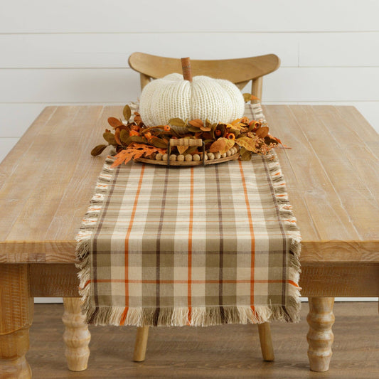 Table Runner - Orange And Tan (PC)