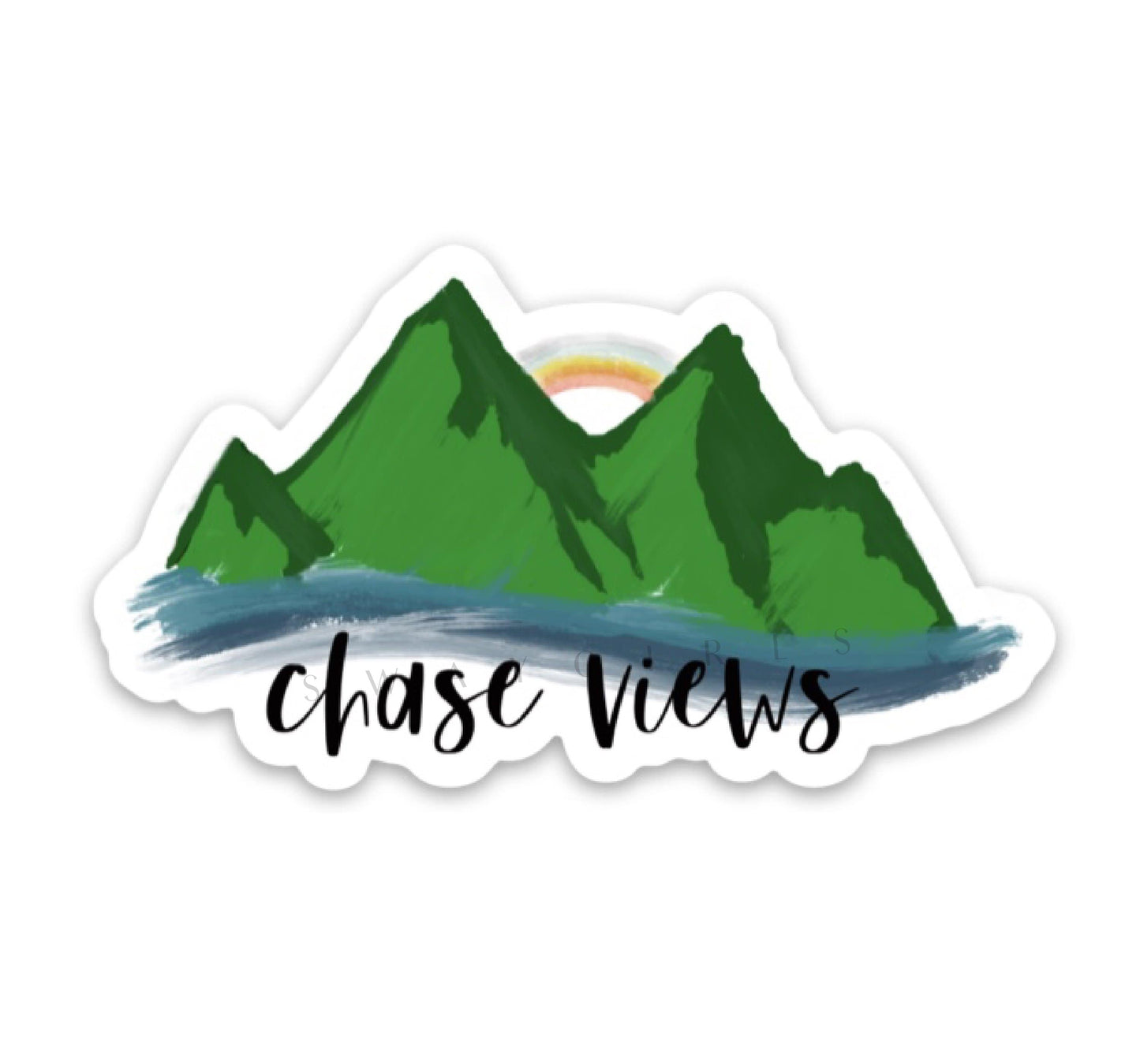 Chase Views Sticker