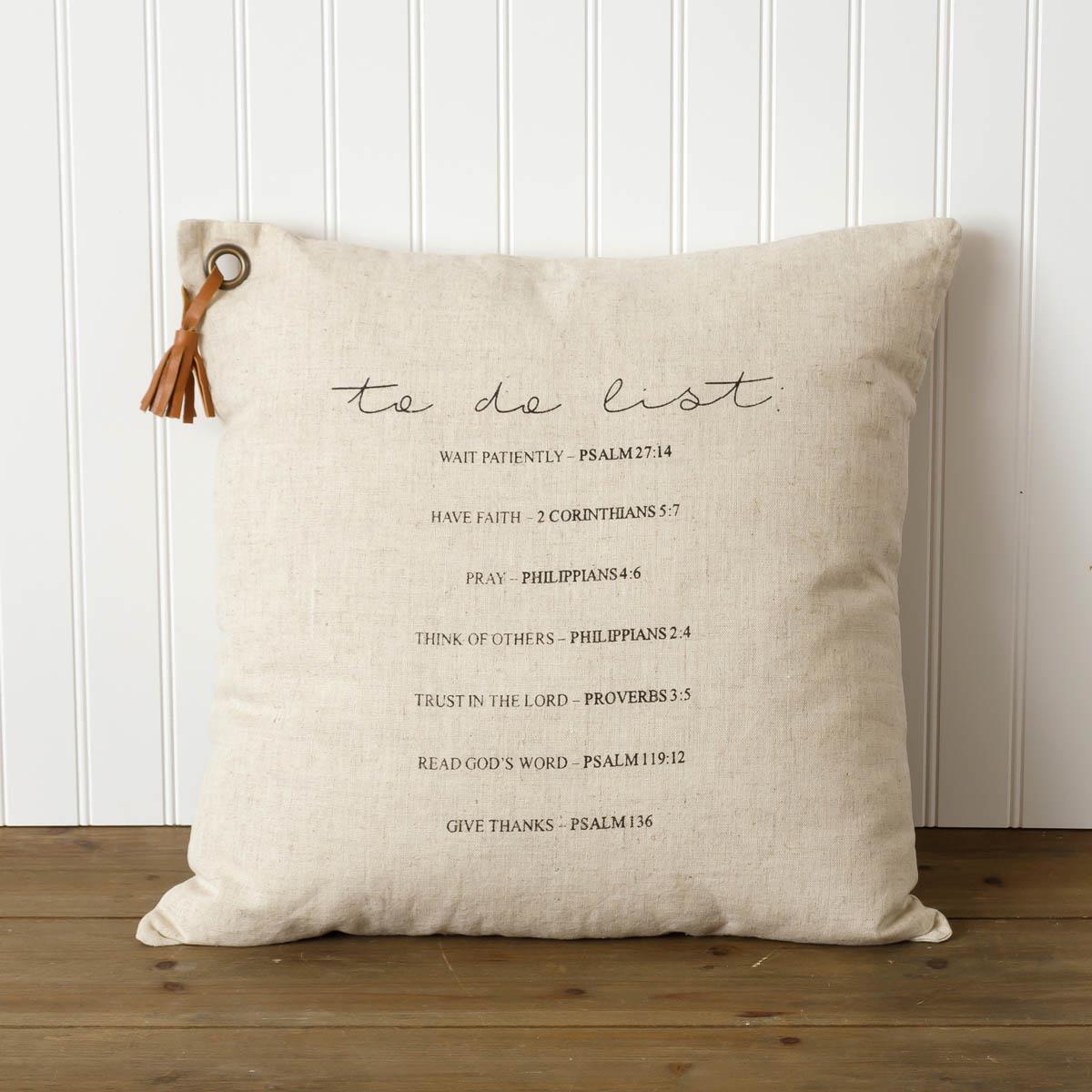 Pillow - To Do List