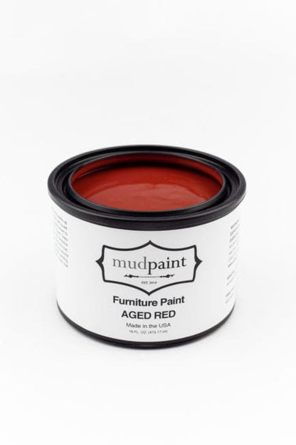 Aged Red Mudpaint