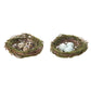 Faux Moss Nest Clip-on Ornament, 2 Styles
