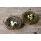 Faux Moss Nest Clip-on Ornament, 2 Styles