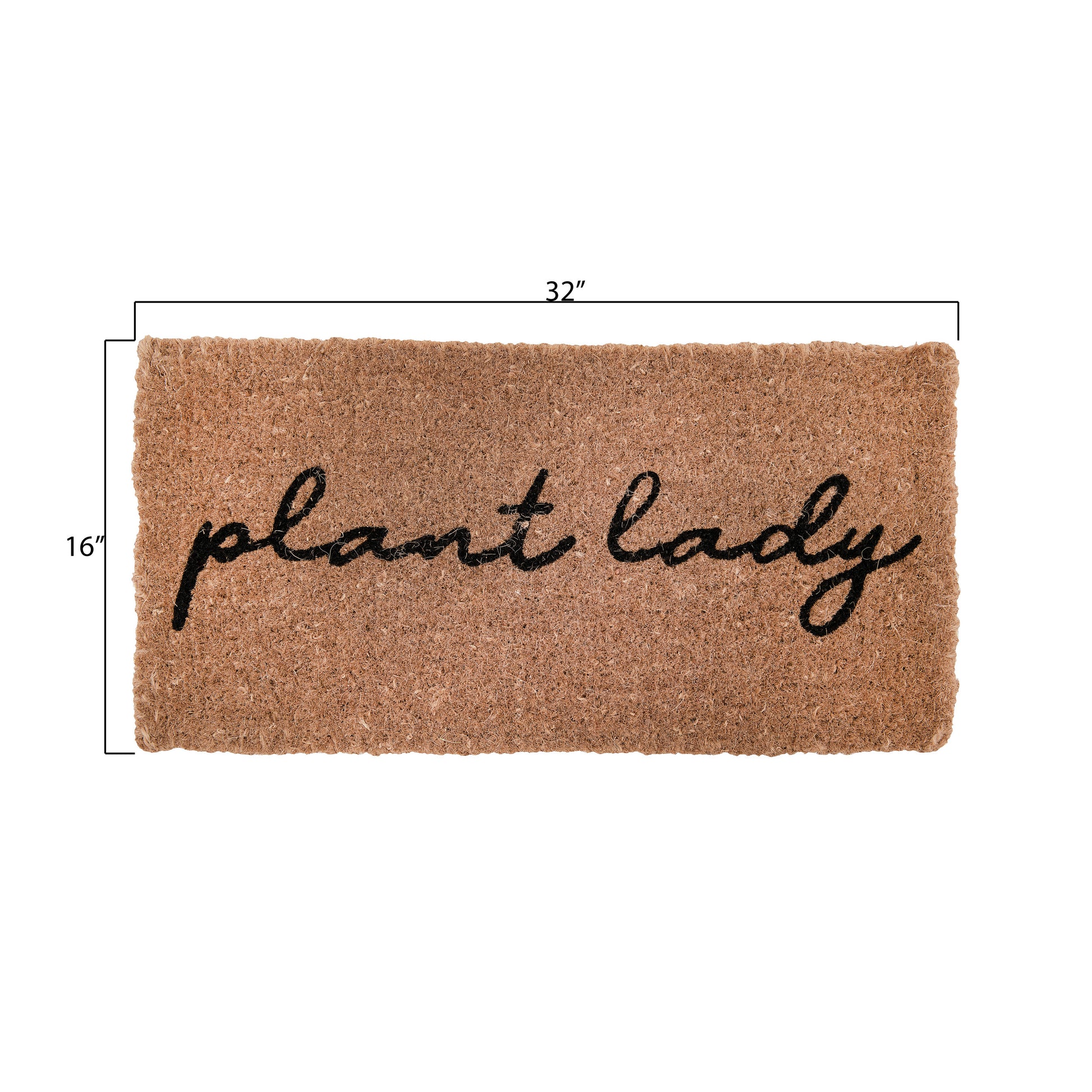 Plant Lady Coir Doormat