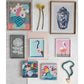 Wood Framed Wall D&#233;cor w/ Bird in Clothes, Multi Color, 2 Styles &#169;
