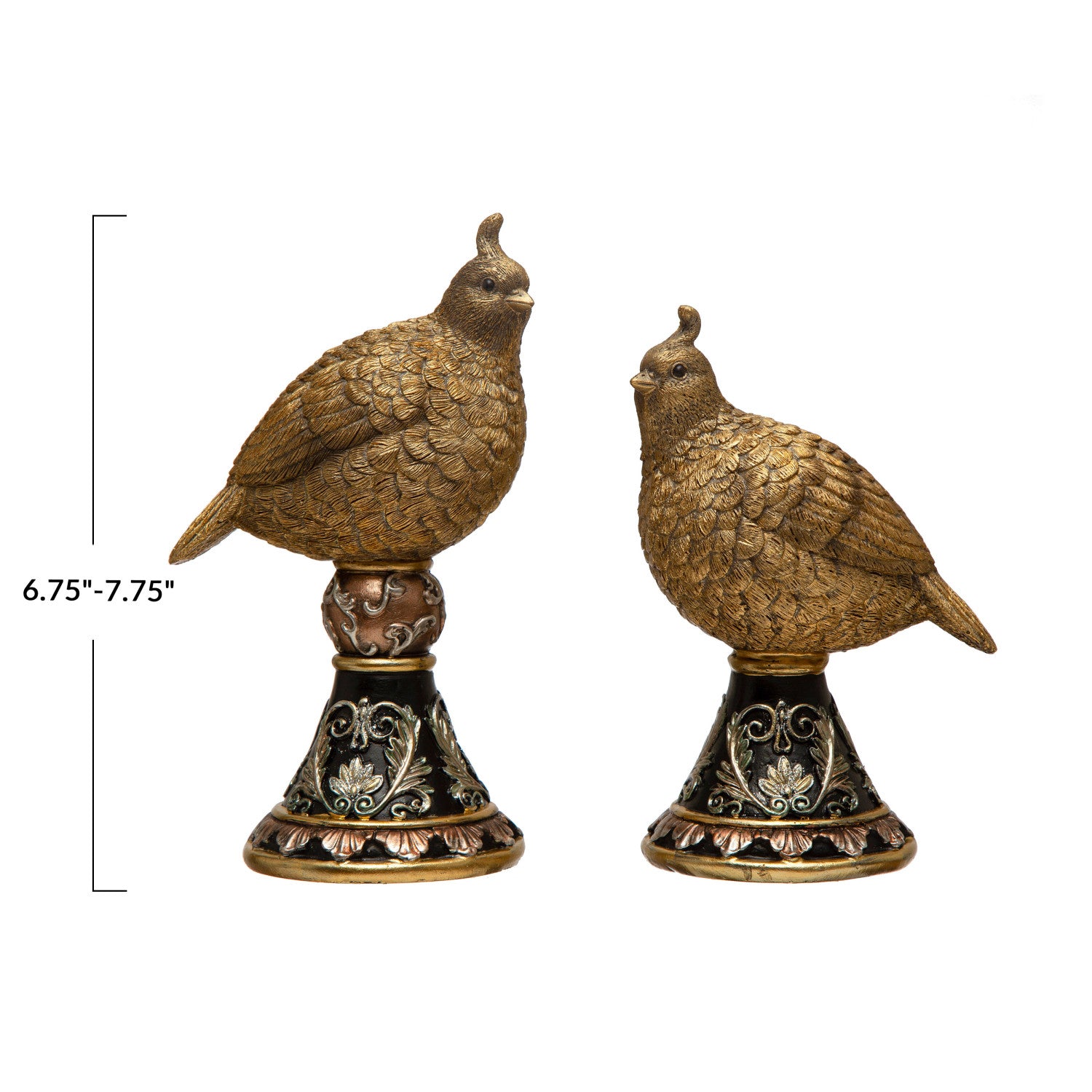Resin Pheasant on Pedestal
