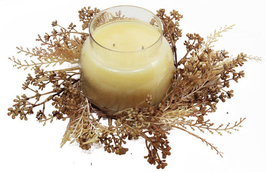 Natural Pampas Grass Candle Ring