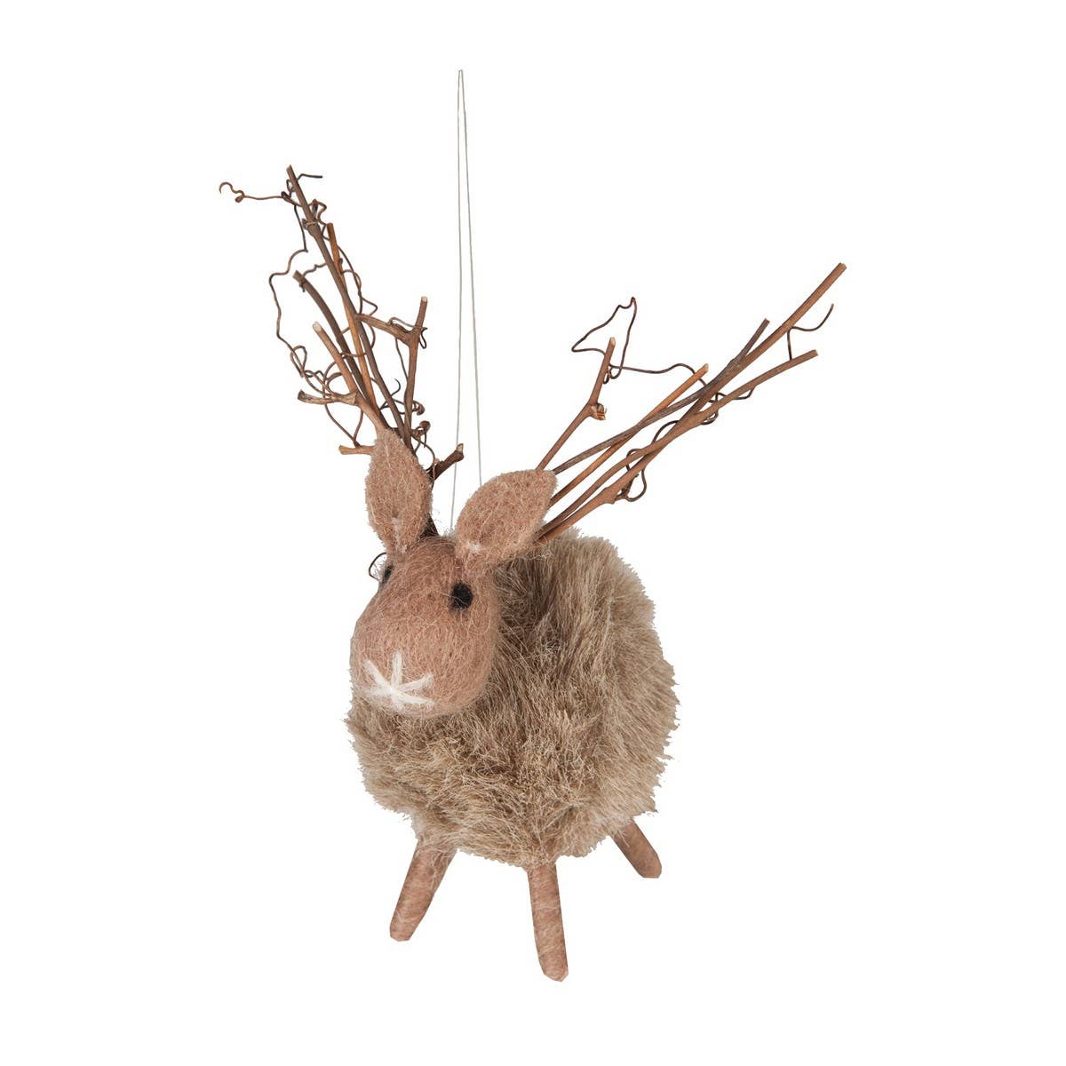 Twiggy Deer Christmas Xmas Ornament