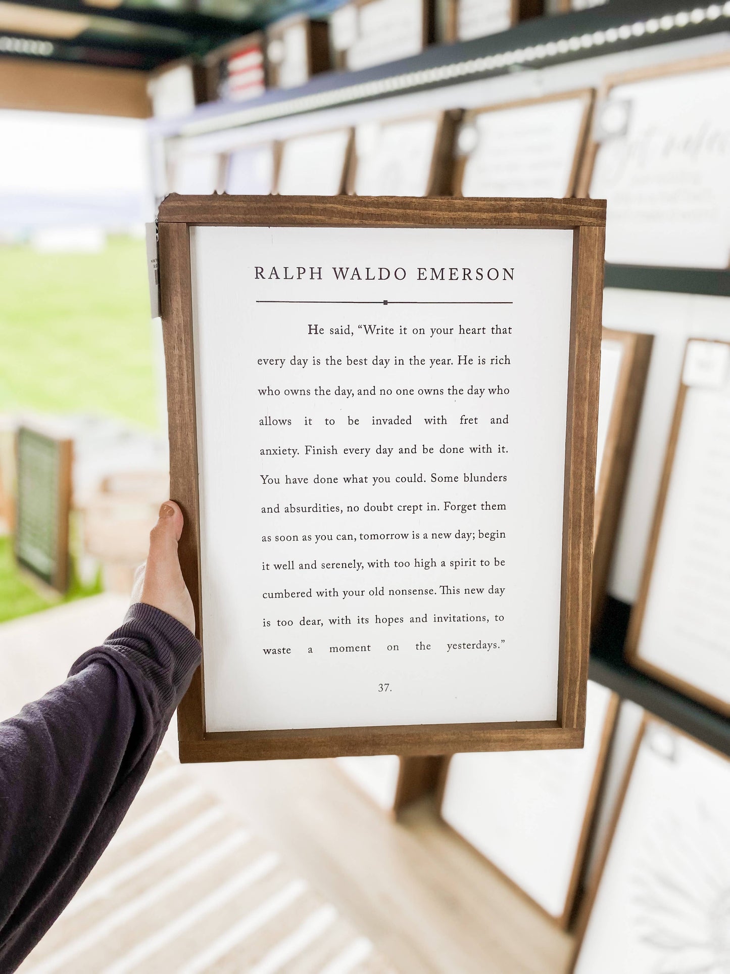 He Said, "Write It On Your Heart" - Ralph Waldo Emerson