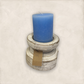 Pillar Blue Candle