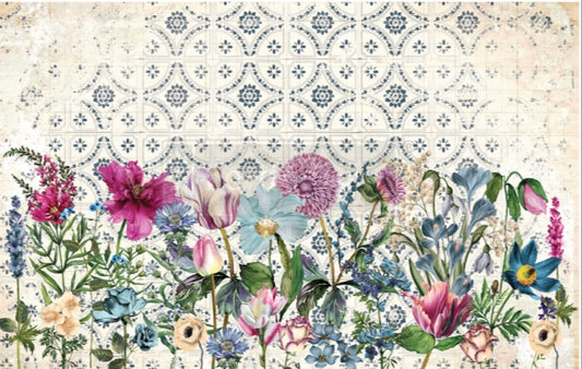 Fuchsia 19” by 30” Decoupage Paper
