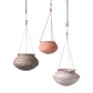 Jute clay hanging planter