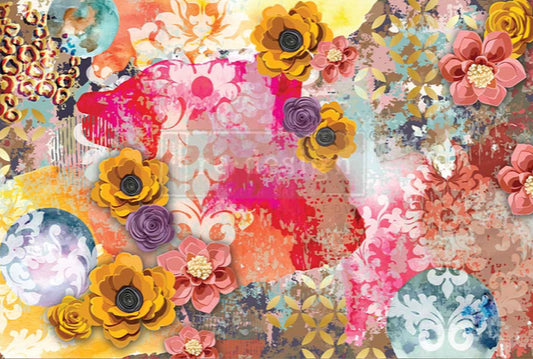 Abstract Beauty Decoupage paper by Redesign with Prima