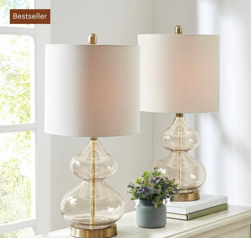 Bubble Glass Lamp – MaddyLu's Furniture & Home Decor