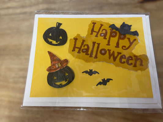 Happy Halloween greeting card