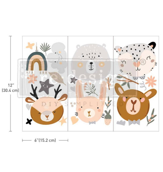 Boho critter transfer by redesign with Prima