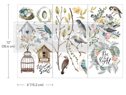 Garden marvels decorative transfer by Redesign with Prima