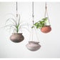 Jute clay hanging planter