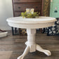 Meet “Rose” small pedestal table